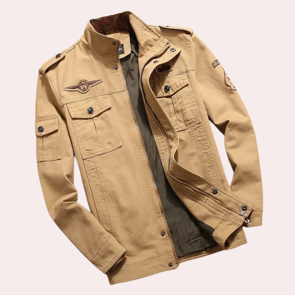 Stylish casual jacket for men with a smart finish