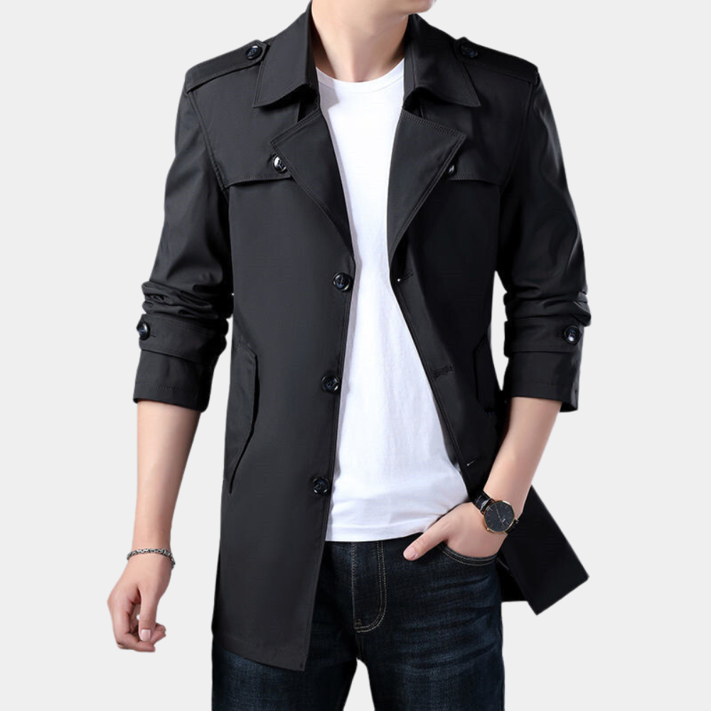 Gregorio - An elegant, classic trench made for the modern man