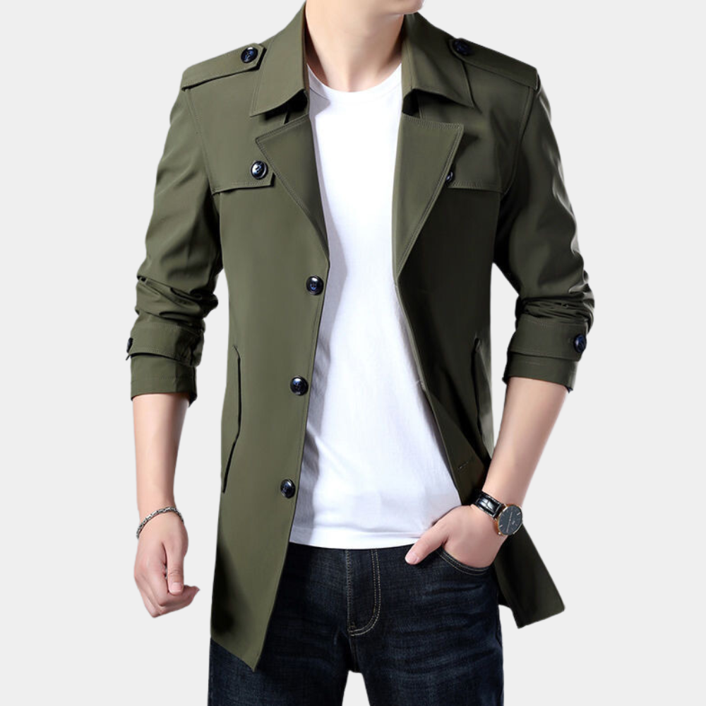 Gregorio - An elegant, classic trench made for the modern man