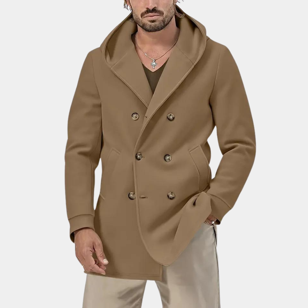 Stylish hooded trench - the perfect combination of casual and elegant!