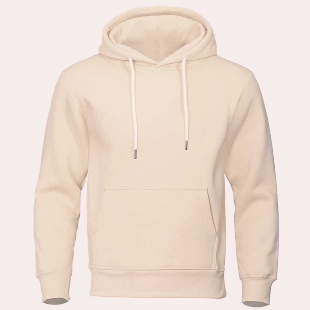 Elegant and comfortable men's sweatshirt combining fashionable design with exceptional warmth