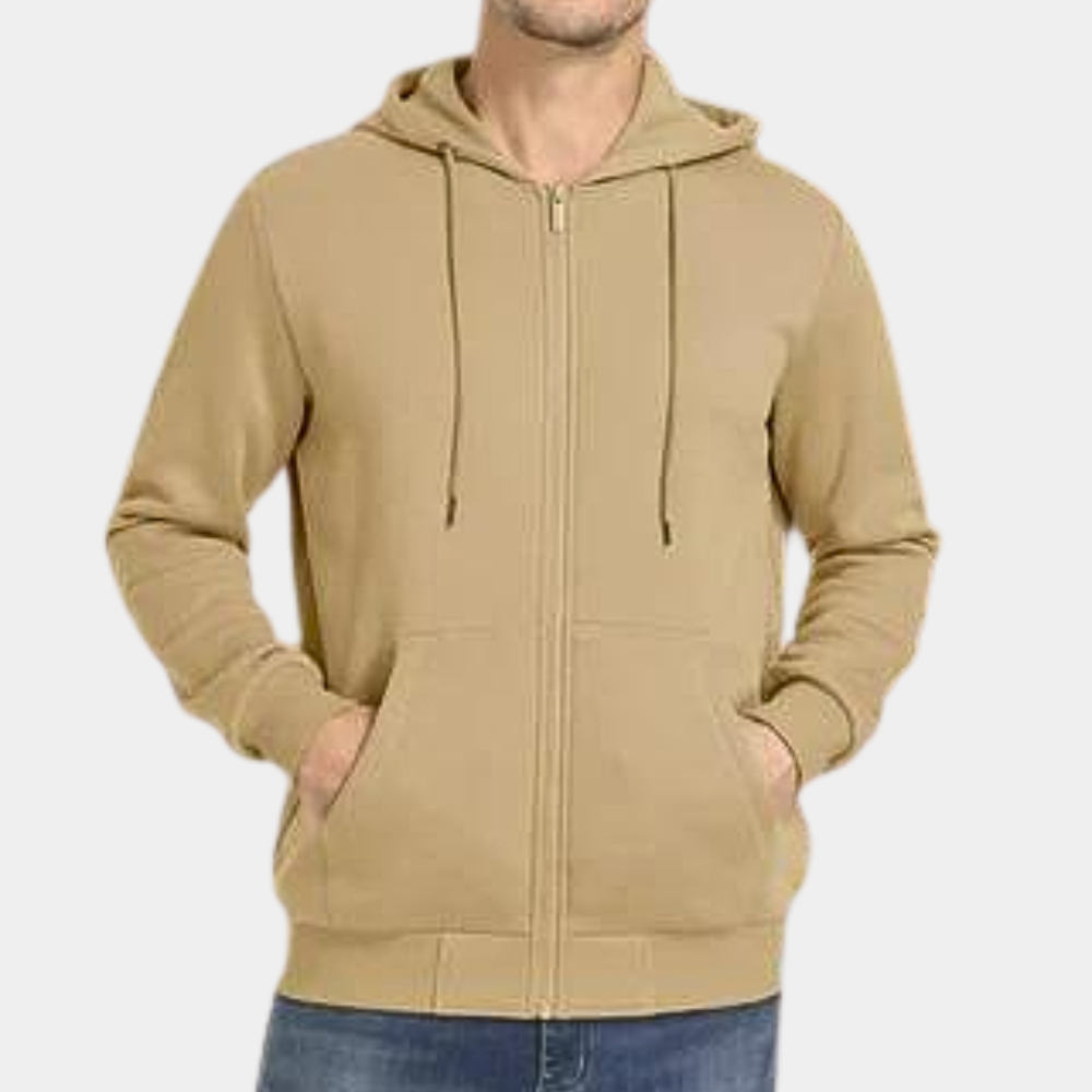 Elegant and comfortable men's sweatshirt combining fashionable design with exceptional warmth