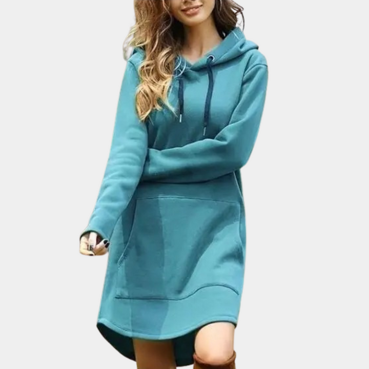 Stylish and comfortable long hoodie for women