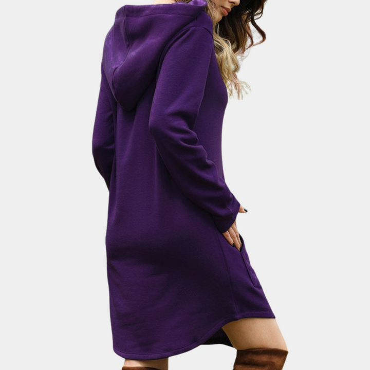 Stylish and comfortable long hoodie for women