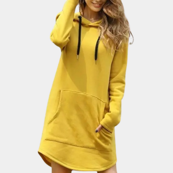 Stylish and comfortable long hoodie for women
