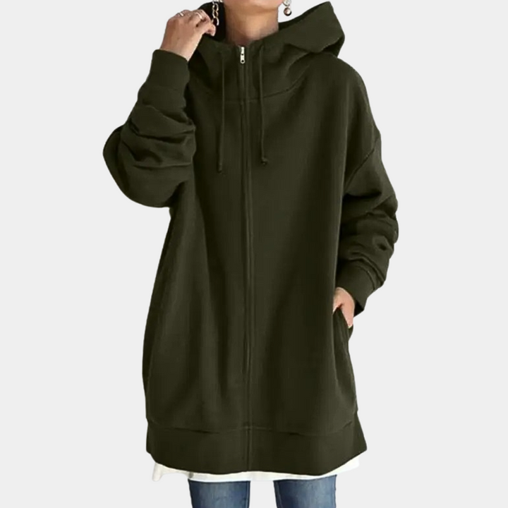 Elegant women's zip-up hoodie - perfect for any occasion!