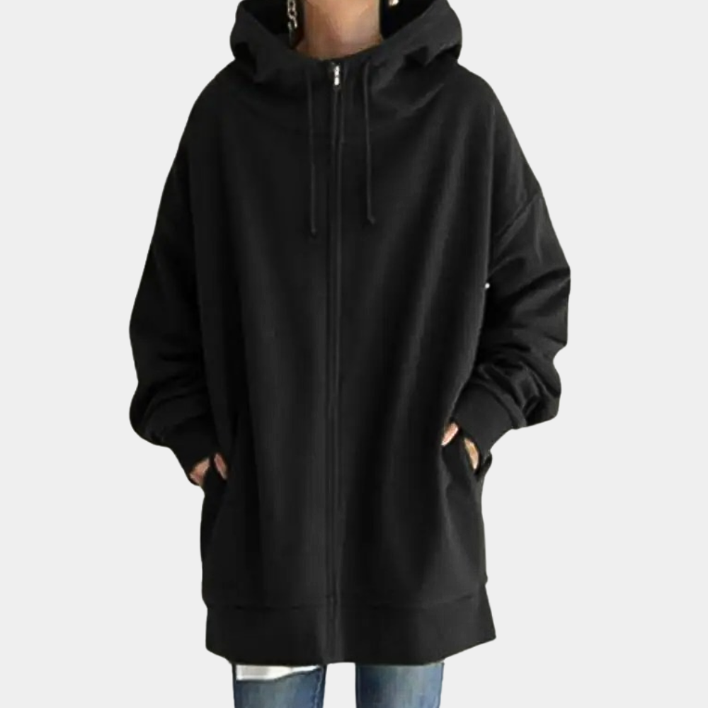 Elegant women's zip-up hoodie - perfect for any occasion!