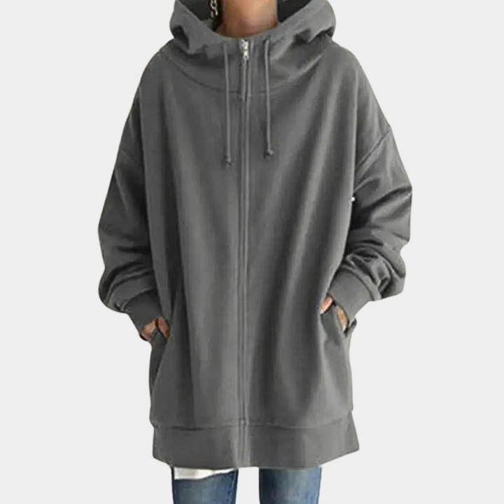 Elegant women's zip-up hoodie - perfect for any occasion!