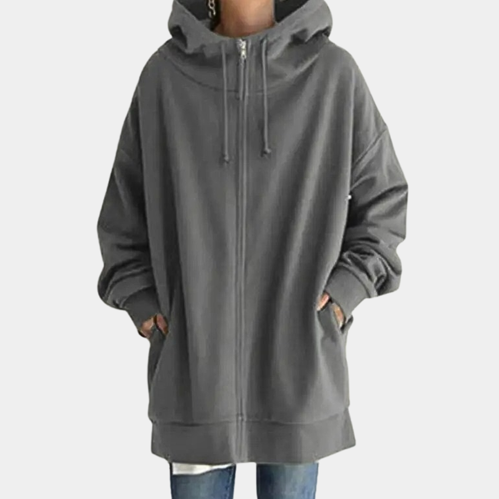 Elegant women's zip-up hoodie - perfect for any occasion!