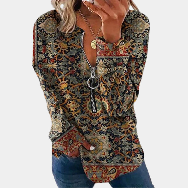 Charming vintage-style women's dress with a unique, exclusive design