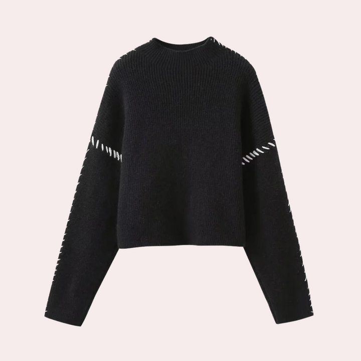 Elegant and stylish women's knitted jumper - Amaia