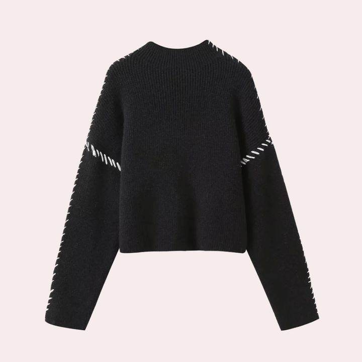 Elegant and stylish women's knitted jumper - Amaia