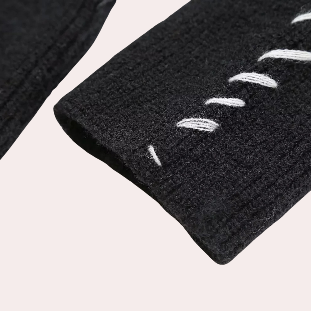 Elegant and stylish women's knitted jumper - Amaia