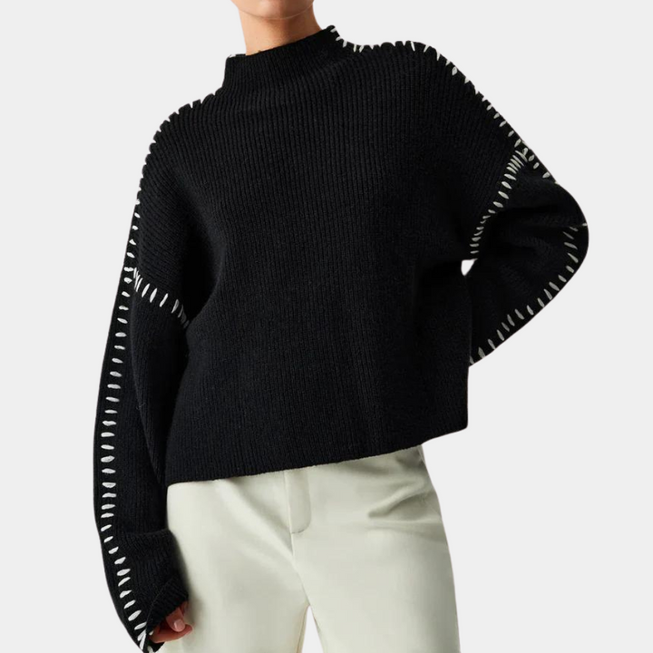Elegant and stylish women's knitted jumper - Amaia