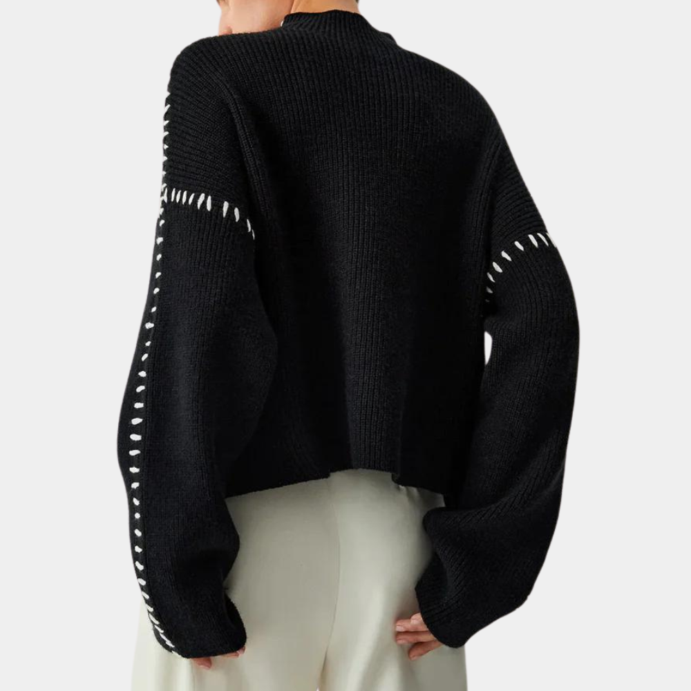 Elegant and stylish women's knitted jumper - Amaia
