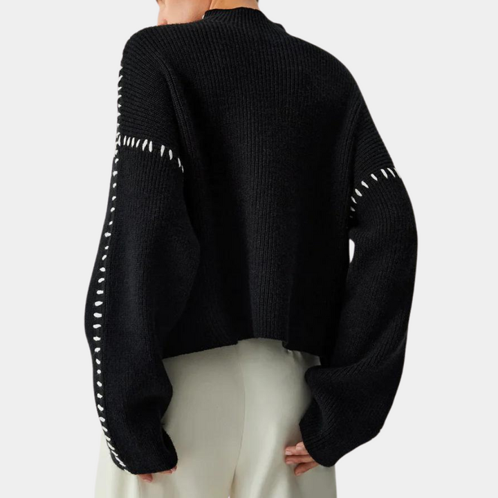 Elegant and stylish women's knitted jumper - Amaia