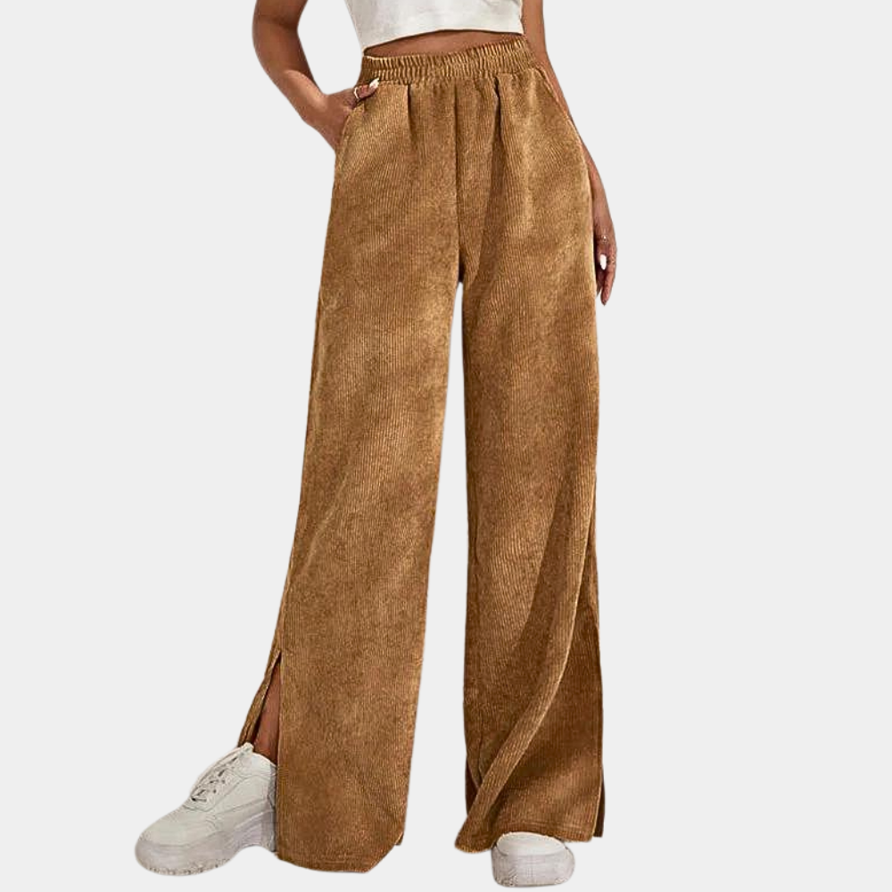 Daria - Elegant and comfortable corduroy trousers for women