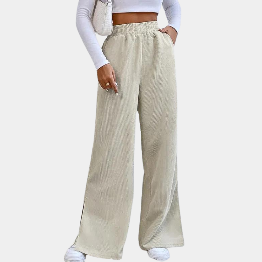 Daria - Elegant and comfortable corduroy trousers for women