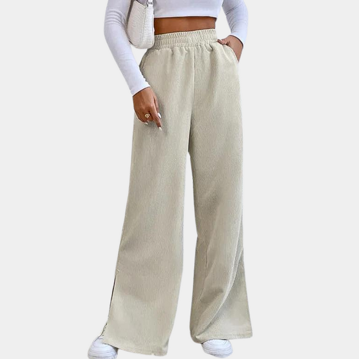 Daria - Elegant and comfortable corduroy trousers for women