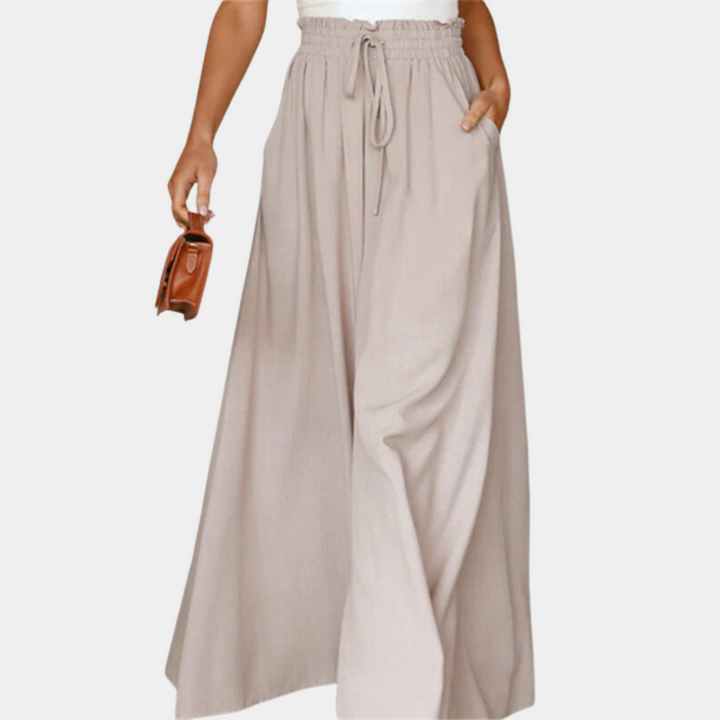 Ursula - Stylish wide-leg trousers for women that emphasise a fashionable cut