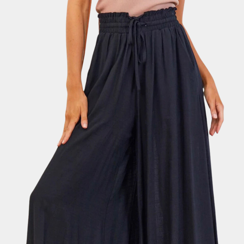 Ursula - Stylish wide-leg trousers for women that emphasise a fashionable cut