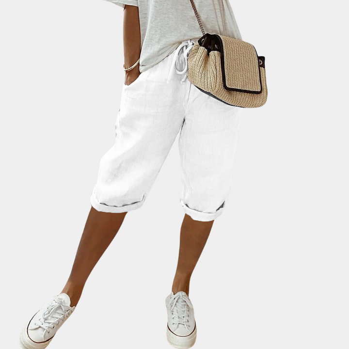 Stylish and comfortable men's short cut trousers - Stellan
