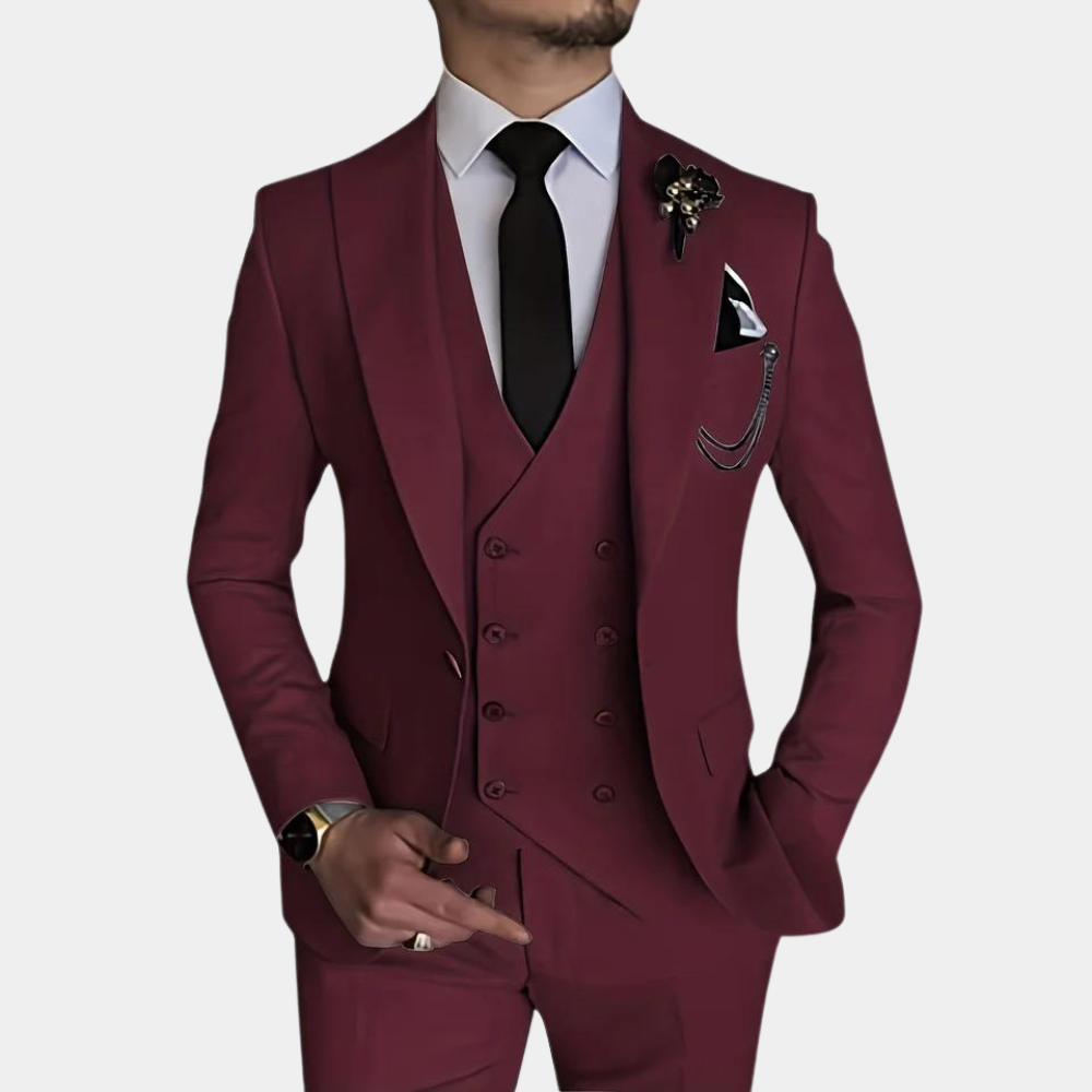 Adron - Elegant men's 3-piece suit