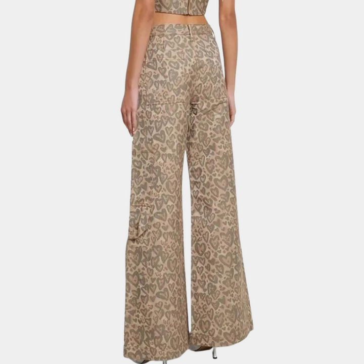 Jovana - Vintage inspired retro jeans with striking cut-outs