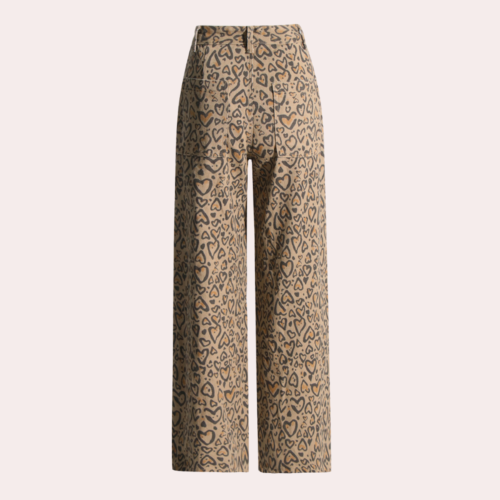 Jovana - Vintage inspired retro jeans with striking cut-outs