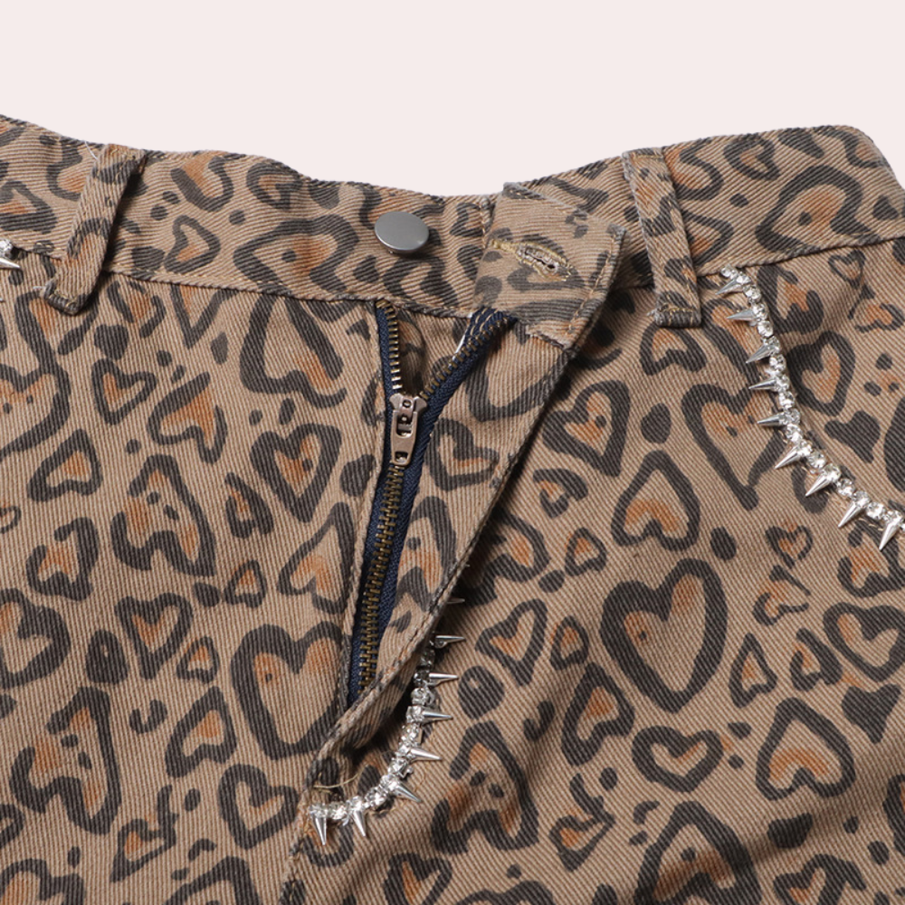 Jovana - Vintage inspired retro jeans with striking cut-outs