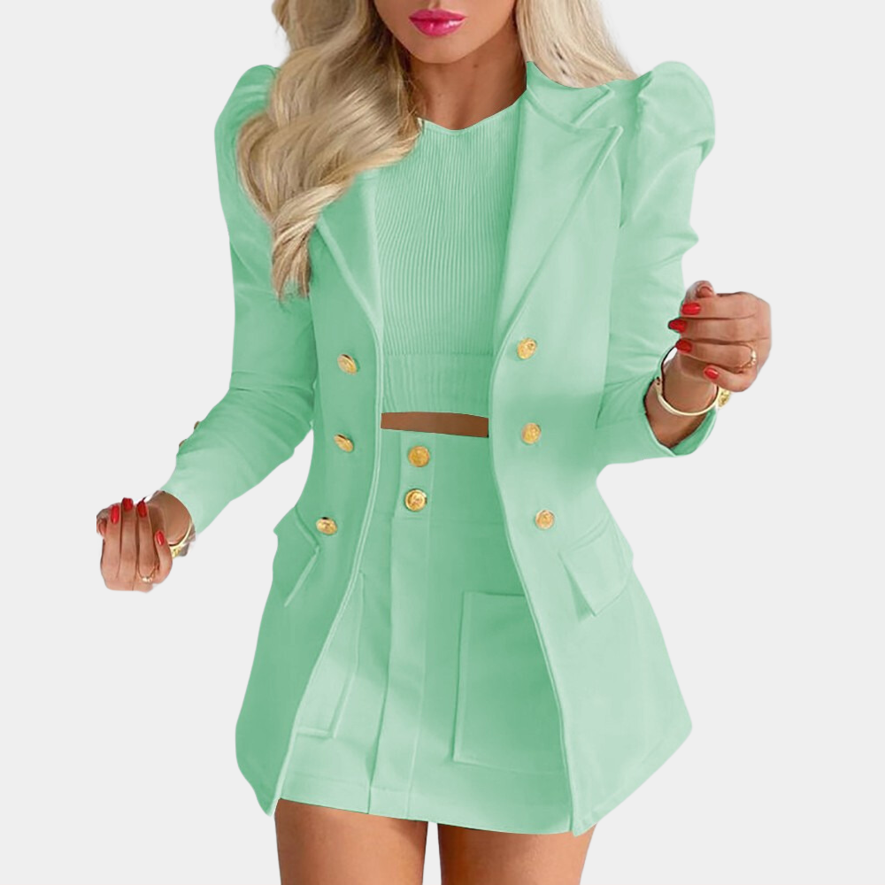Lucy set in two parts: elegance and style for modern women