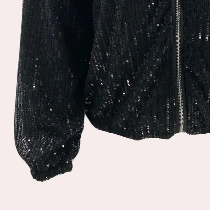Stylish women's sequin jacket - for a dazzling look!