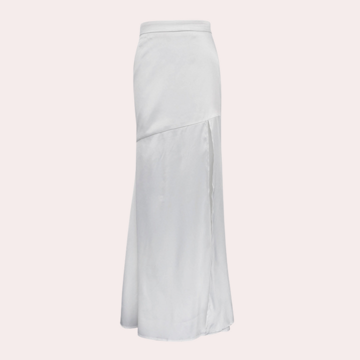 Sensual maxi skirt with fashionable slit for women