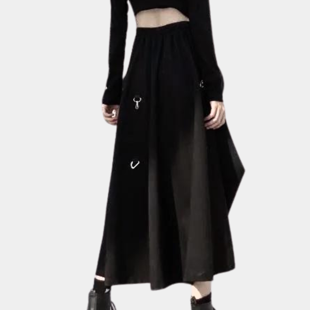 Stylish asymmetrical skirt for fashionable women