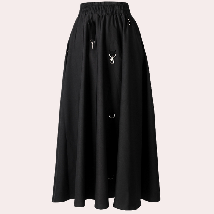 Stylish asymmetrical skirt for fashionable women