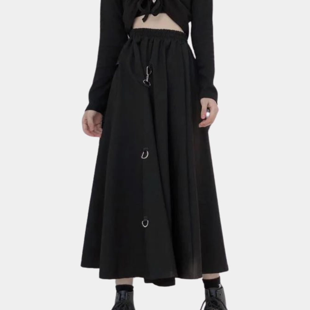 Stylish asymmetrical skirt for fashionable women