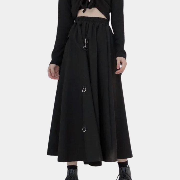Stylish asymmetrical skirt for fashionable women