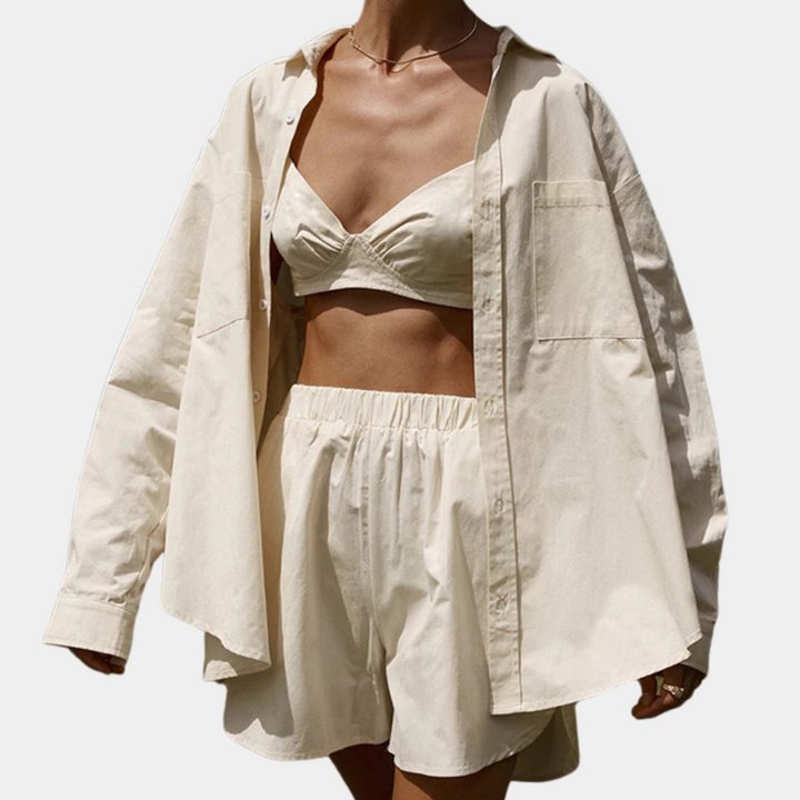 Stylish three-piece women's set for any occasion