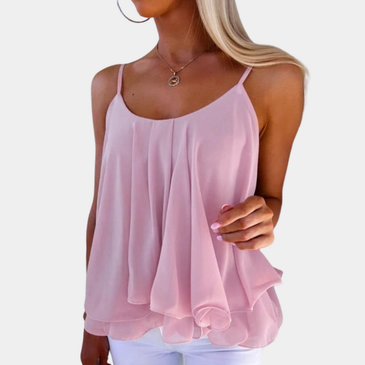 Stylish damask sleeveless - the perfect choice for the elegant woman