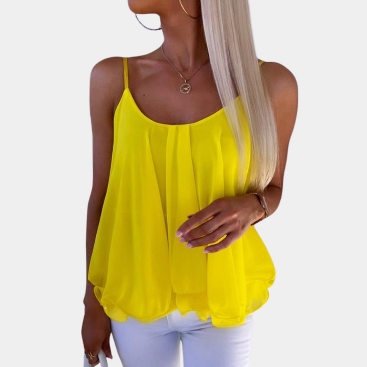 Stylish damask sleeveless - the perfect choice for the elegant woman