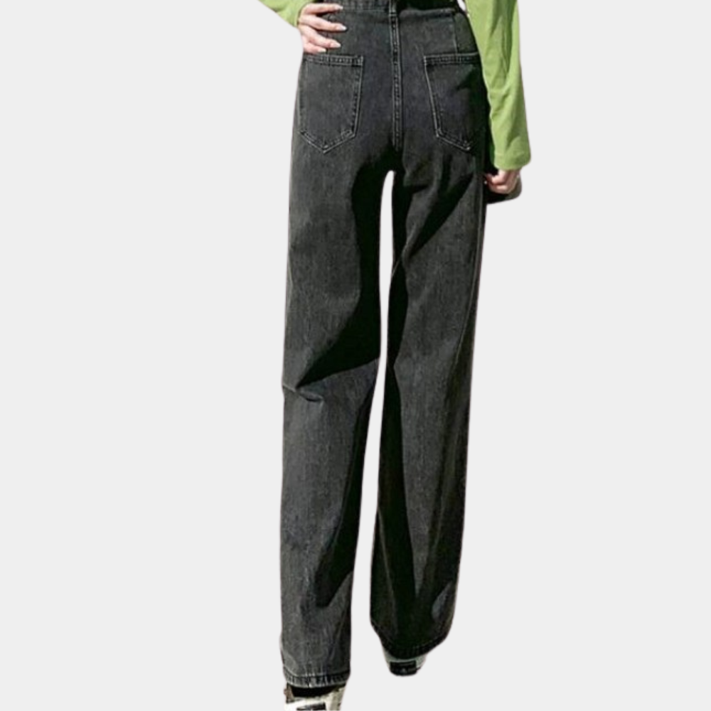 Fashionable wide-leg high-waisted trousers for women - the perfect choice for any occasion!