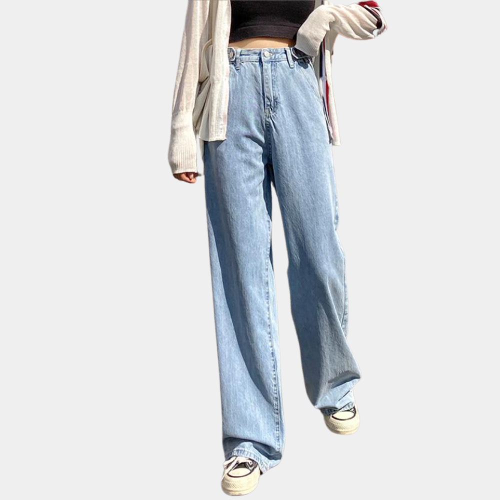 Fashionable wide-leg high-waisted trousers for women - the perfect choice for any occasion!