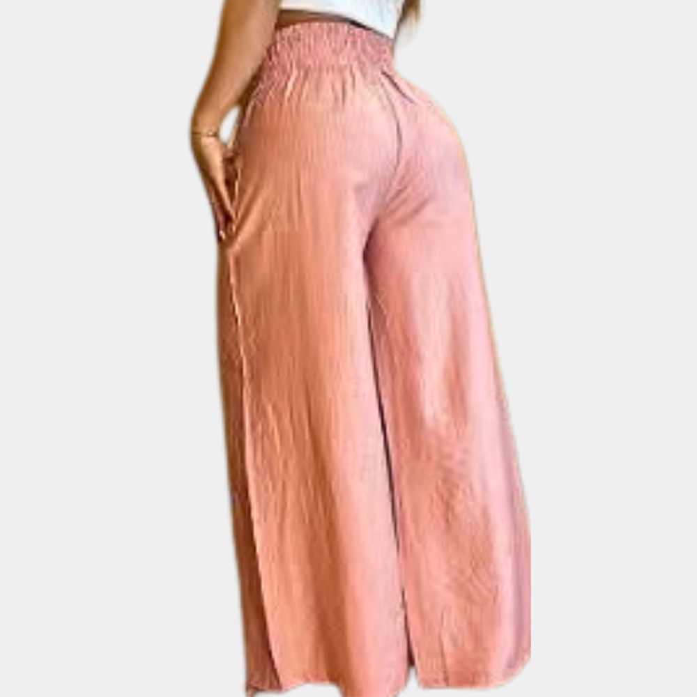 Elegant women's trousers with on-trend wide legs