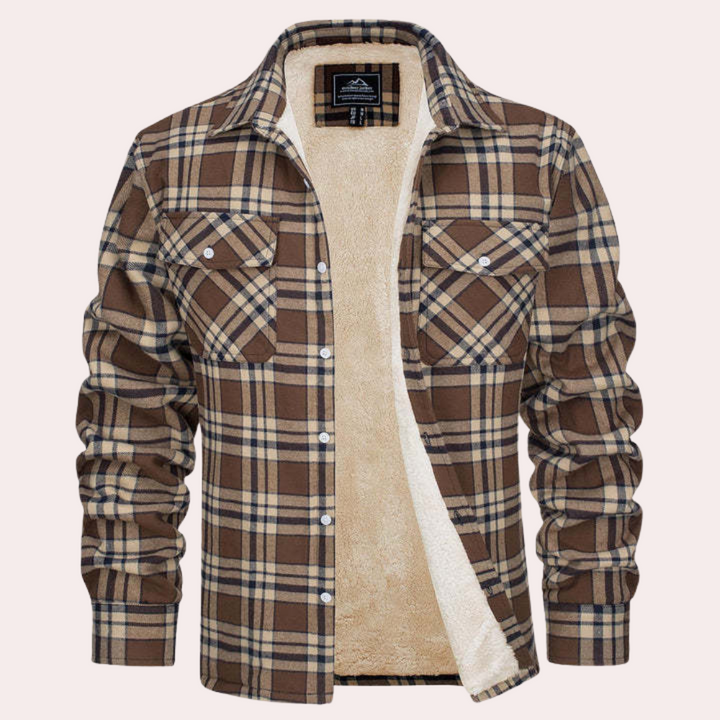 Elegant men's checked jacket, perfect for any occasion