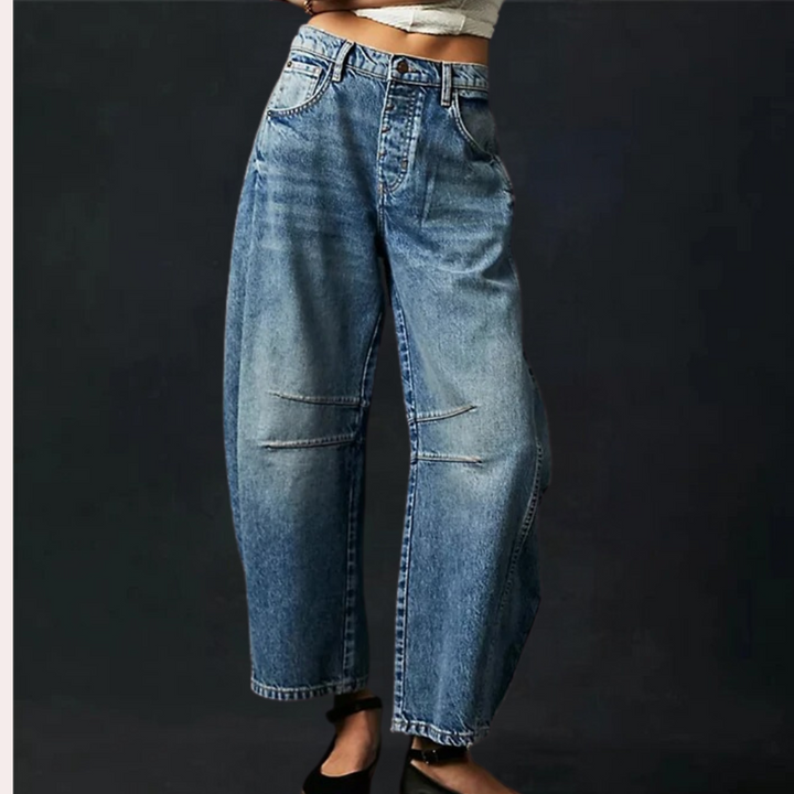 Stylish oversize jeans for women