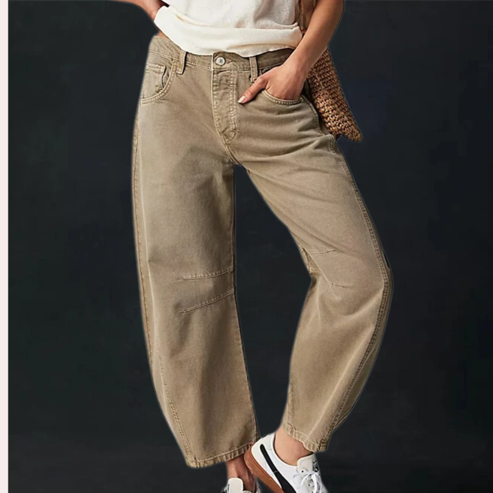 Stylish oversize jeans for women