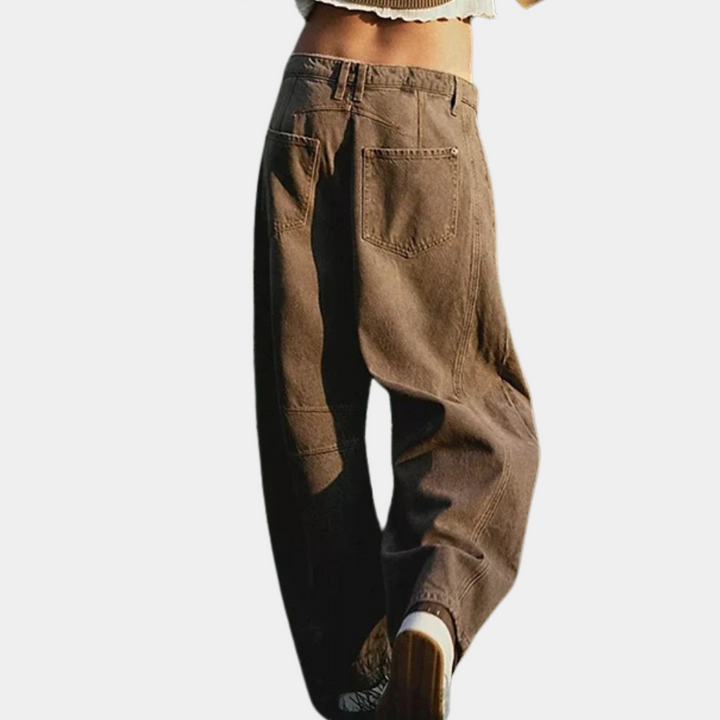 Stylish oversize jeans for women