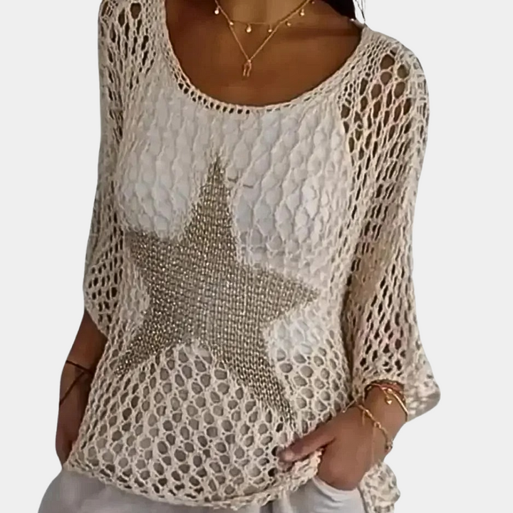 Elegant knitted women's jumper - perfect for any occasion!
