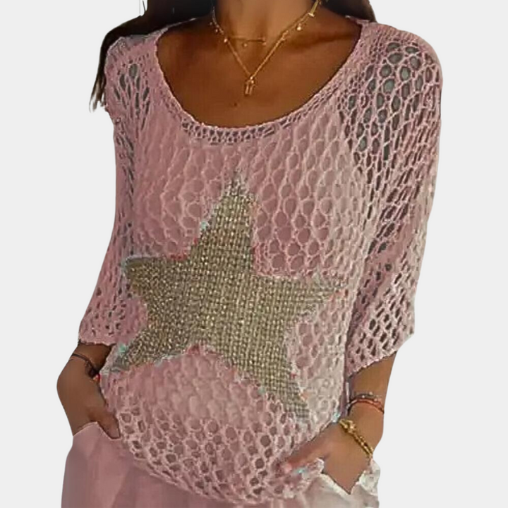 Elegant knitted women's jumper - perfect for any occasion!
