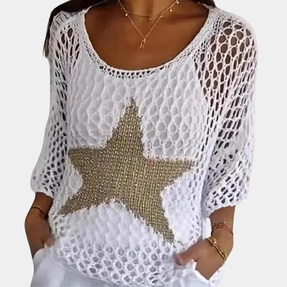 Elegant knitted women's jumper - perfect for any occasion!